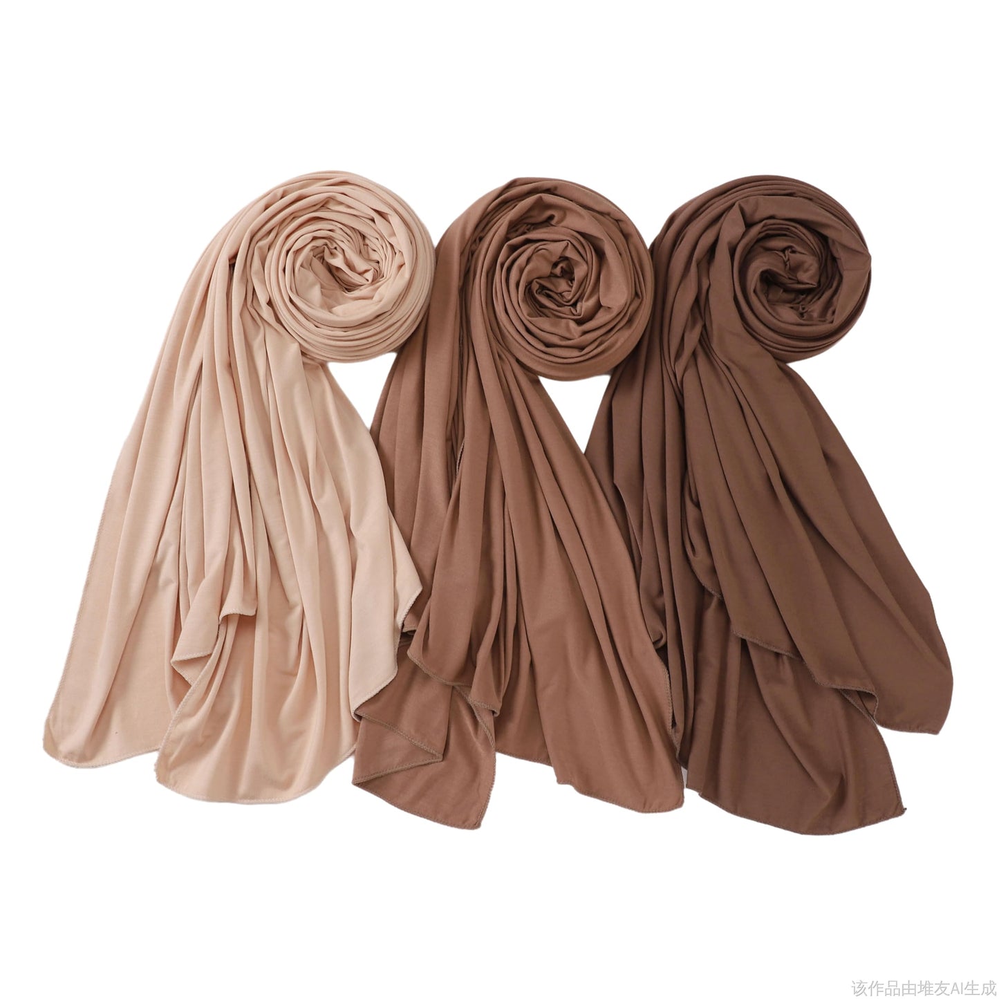 NOOR Premium Jersey Hijab Set - 3-Pack Soft & Breathable Head Scarf Wrap for Women in Gift-Ready Box - Comfortable, Versatile, and Stylish (Mix Color 5)