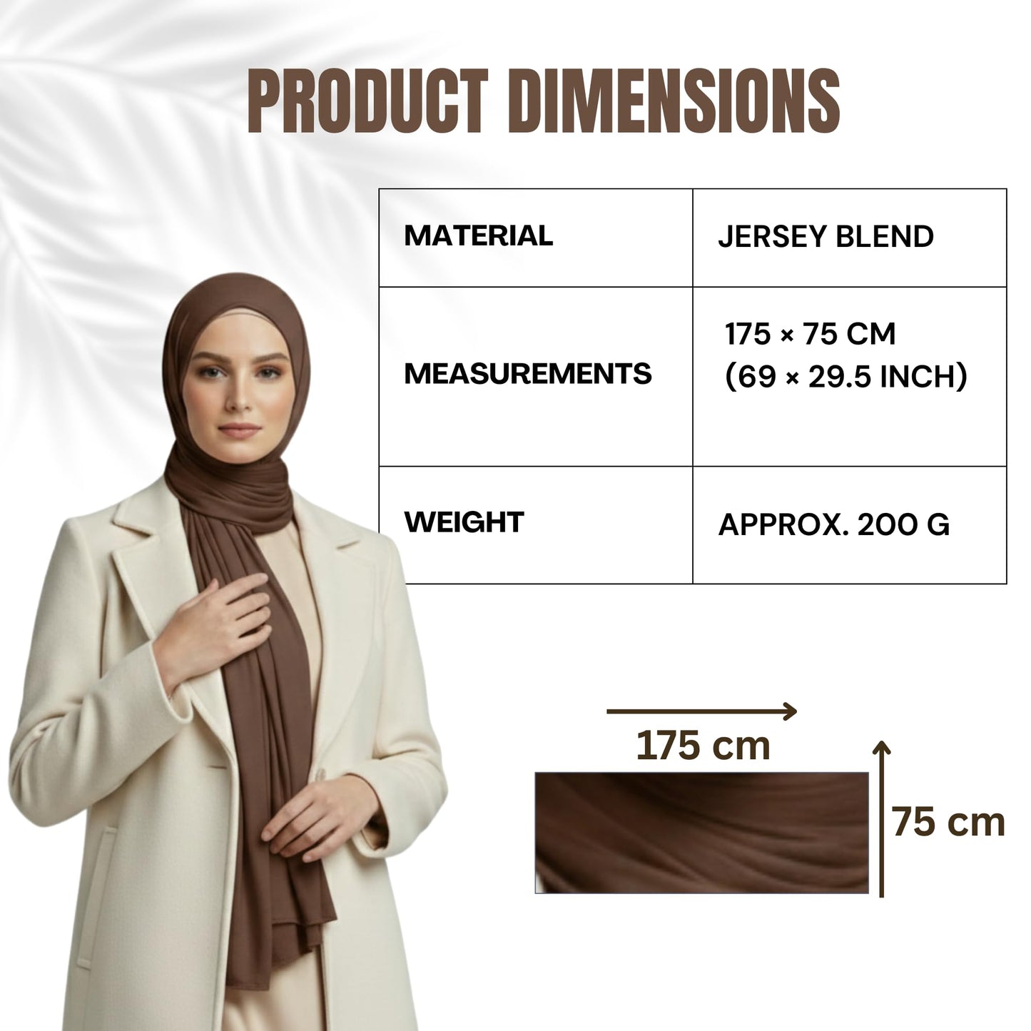 NOOR Premium Jersey Hijab Set for Women – 3 Pack Soft & Breathable Stretch Head Scarf Wrap, Comfortable Non-Slip Fabric, Versatile Styling, Gift-Ready Box (Mix Color 14)