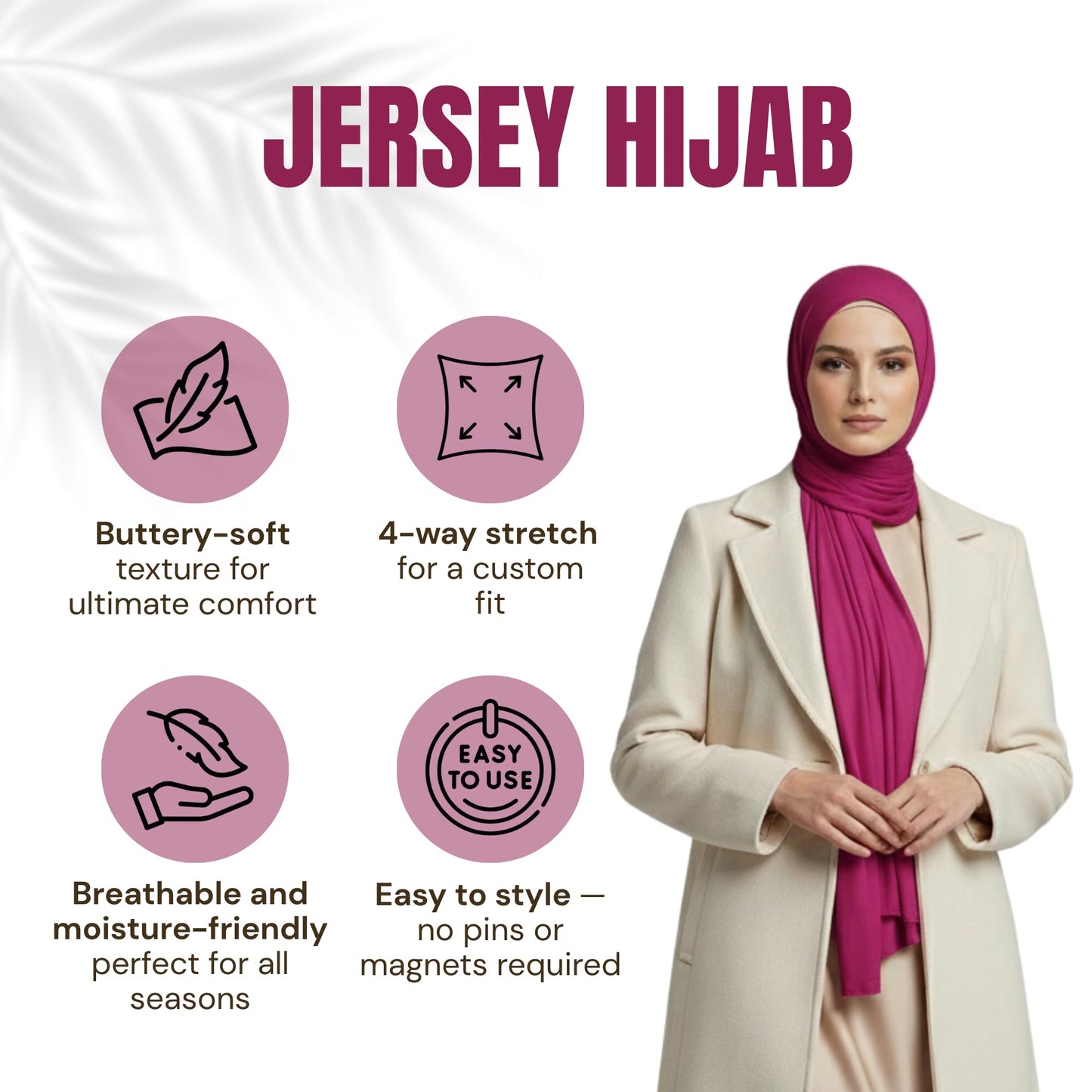 NOOR Premium Jersey Hijab Set - 3-Pack Soft & Breathable Head Scarf Wrap for Women in Gift-Ready Box - Comfortable, Versatile, and Stylish (Mix Color 7)