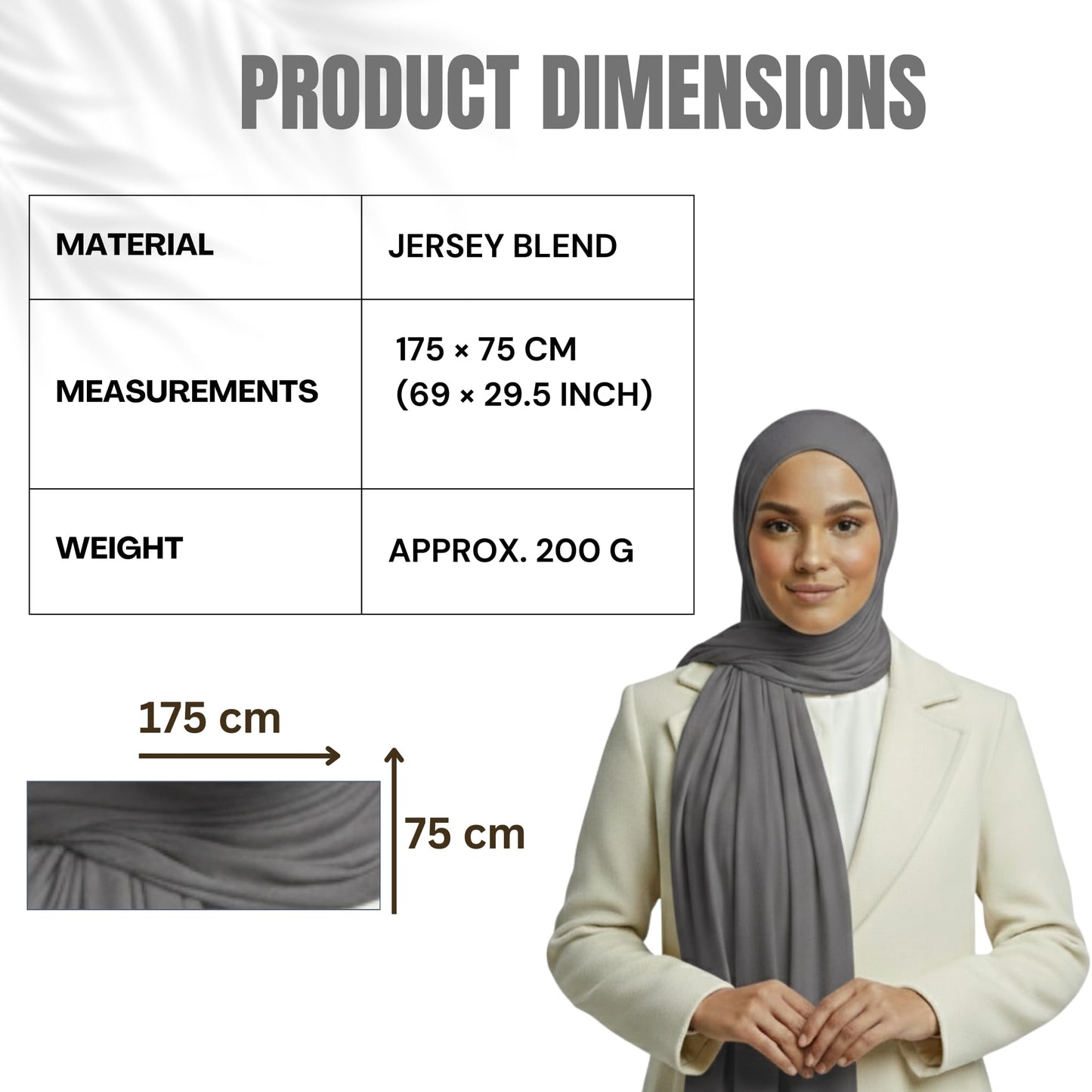 NOOR Premium Jersey Hijab Set for Women – 3 Pack Soft & Breathable Stretch Head Scarf Wrap, Comfortable Non-Slip Fabric, Versatile Styling, Gift-Ready Box (Mix Color 11)