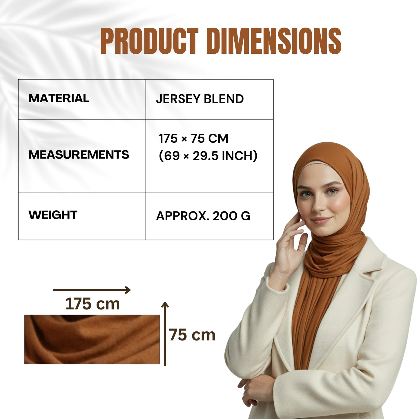 NOOR Premium Jersey Hijab Set - 3-Pack Soft & Breathable Head Scarf Wrap for Women in Gift-Ready Box - Comfortable, Versatile, and Stylish (Mix Color 6)