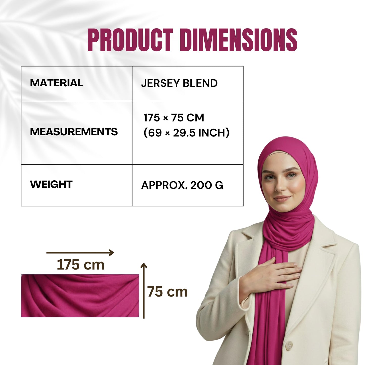 NOOR Premium Jersey Hijab Set - 3-Pack Soft & Breathable Head Scarf Wrap for Women in Gift-Ready Box - Comfortable, Versatile, and Stylish (Mix Color 7)