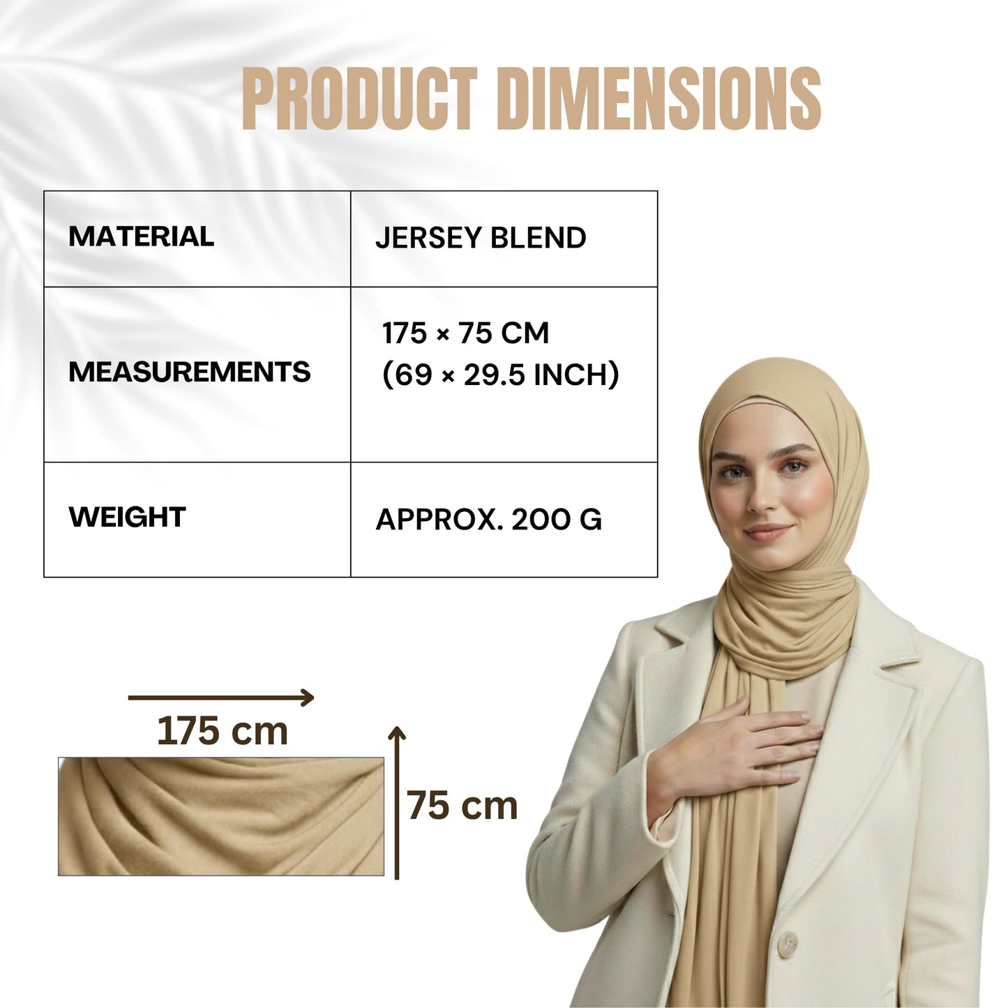 NOOR Premium Jersey Hijab Set - 3-Pack Soft & Breathable Head Scarf Wrap for Women in Gift-Ready Box - Comfortable, Versatile, and Stylish (Mix Color 1)