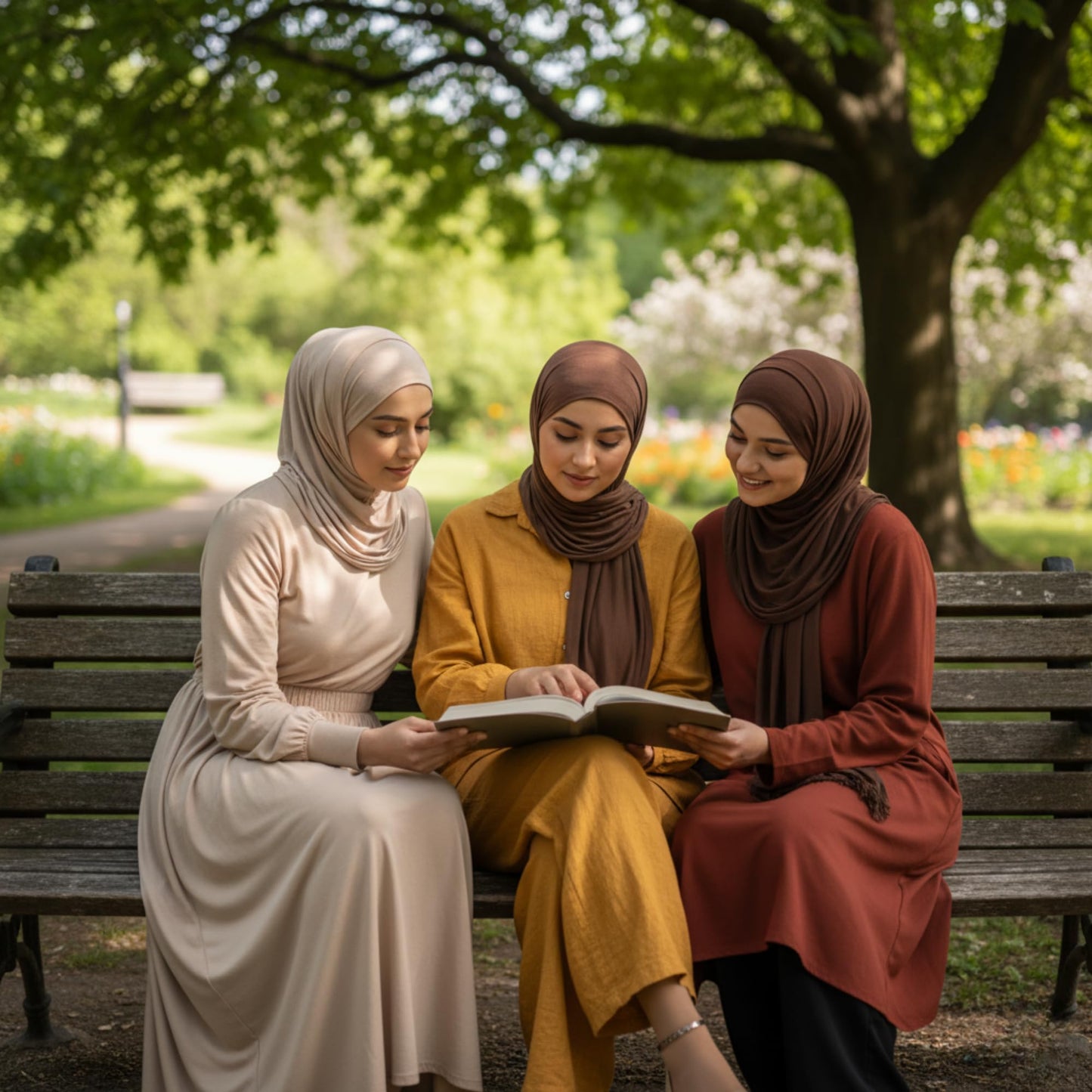 NOOR Premium Jersey Hijab Set - 3-Pack Soft & Breathable Head Scarf Wrap for Women in Gift-Ready Box - Comfortable, Versatile, and Stylish (Mix Color 1)