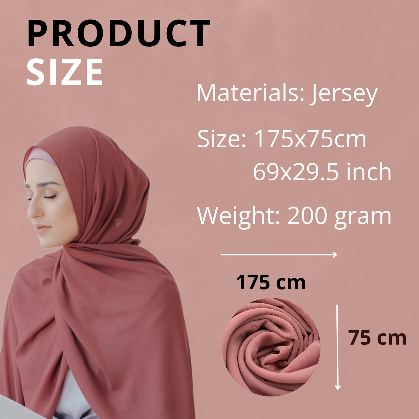 NOOR Premium Jersey Hijab Set - 3-Pack Soft & Breathable Head Scarf Wrap for Women in Gift-Ready Box - Comfortable, Versatile, and Stylish (Mix Color 1)