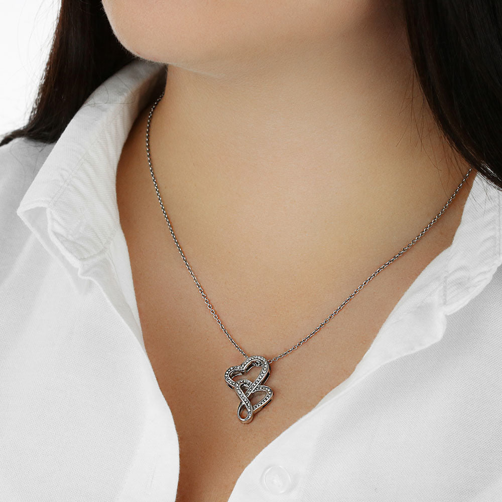 Heart-to-Heart Pendant Necklace – A Symbol of Unbreakable Love