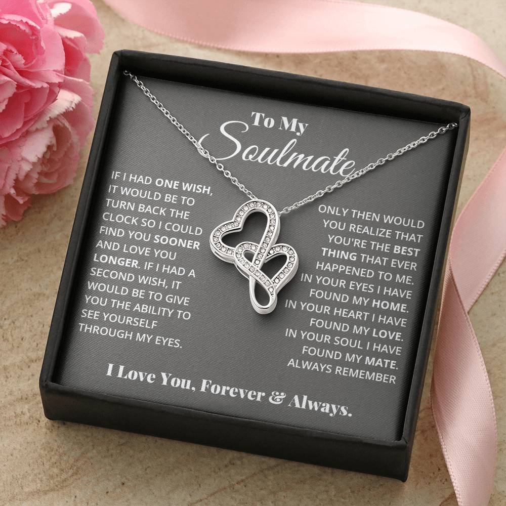 Heart-to-Heart Pendant Necklace – A Symbol of Unbreakable Love