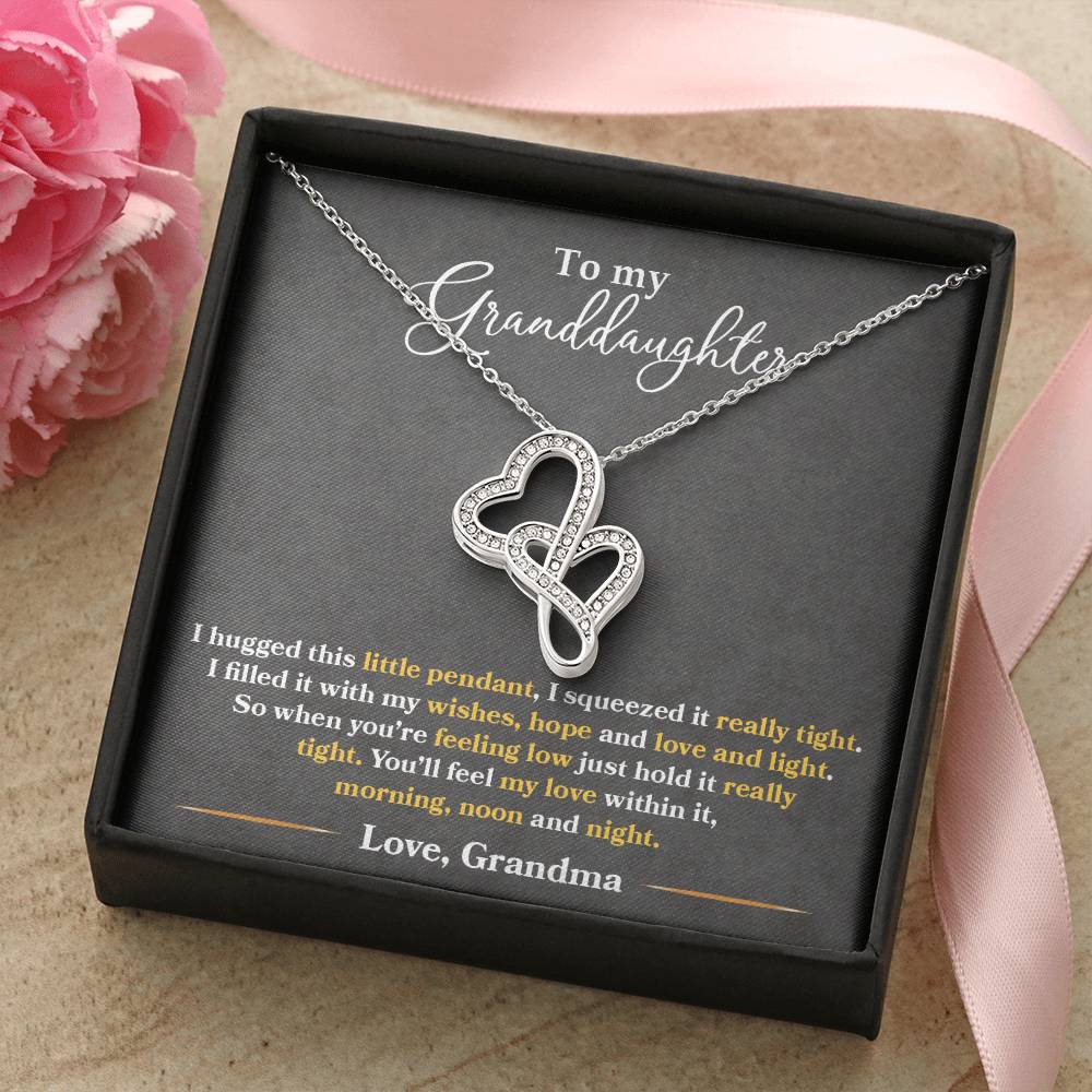 Heart-to-Heart Pendant Necklace – A Grandmother's Love for Her Granddaughter