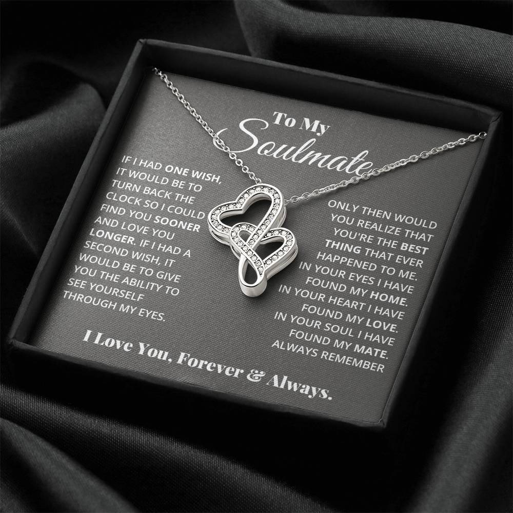 Heart-to-Heart Pendant Necklace – A Symbol of Unbreakable Love