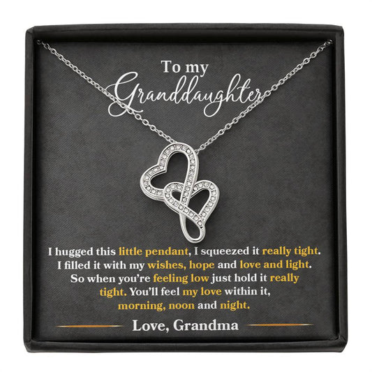 Heart-to-Heart Pendant Necklace – A Grandmother's Love for Her Granddaughter