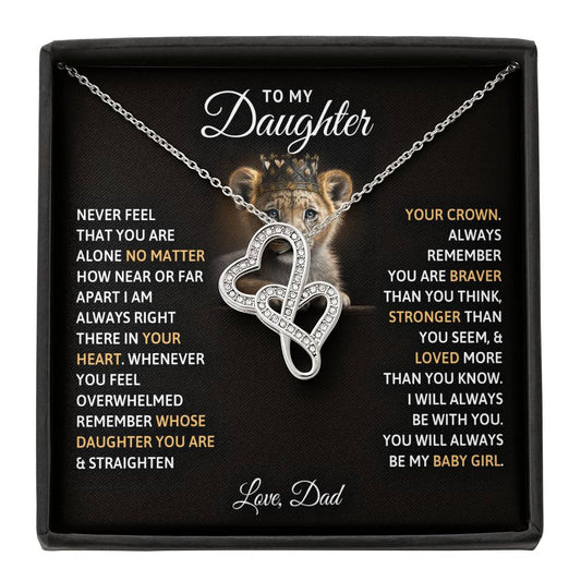 Heart-to-Heart Pendant Necklace – A Father's Love for His Daughter