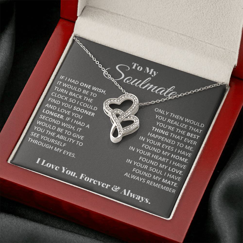 Heart-to-Heart Pendant Necklace – A Symbol of Unbreakable Love