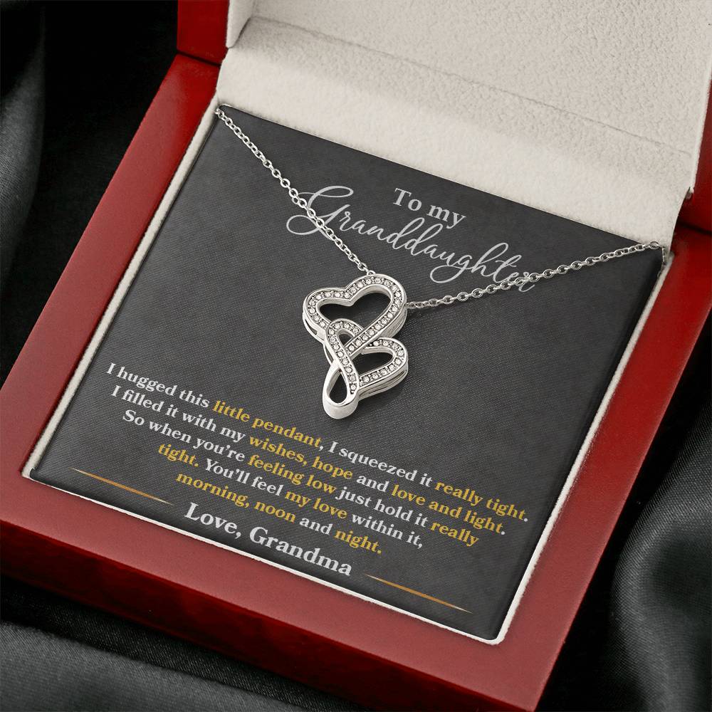 Heart-to-Heart Pendant Necklace – A Grandmother's Love for Her Granddaughter