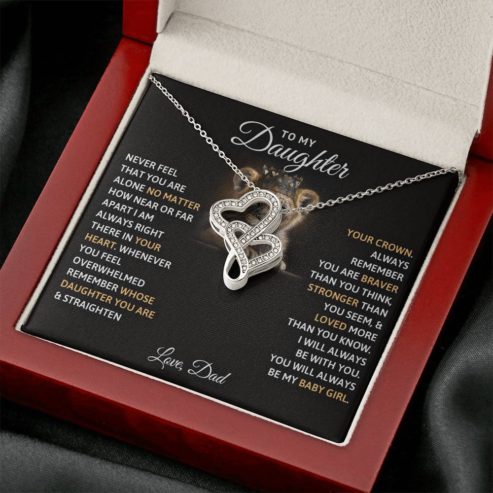 Heart-to-Heart Pendant Necklace – A Father's Love for His Daughter