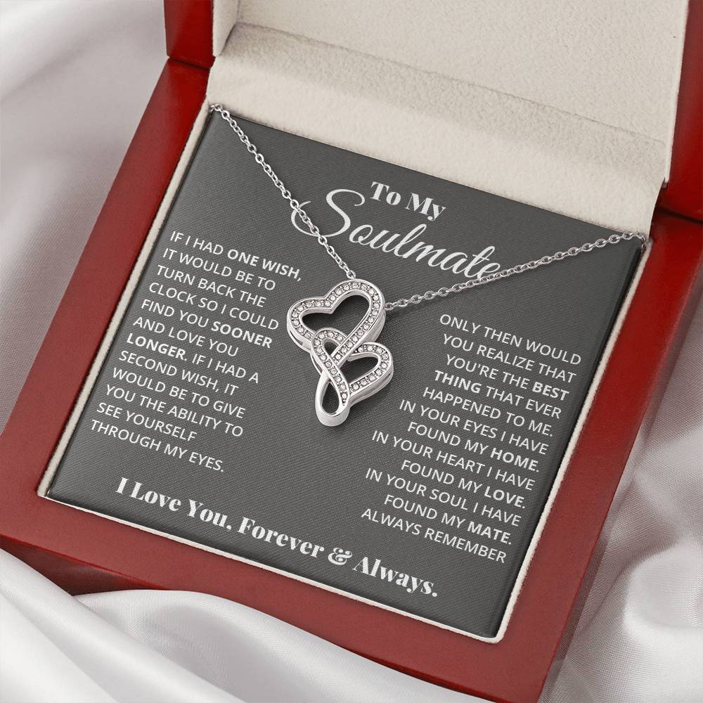 Heart-to-Heart Pendant Necklace – A Symbol of Unbreakable Love