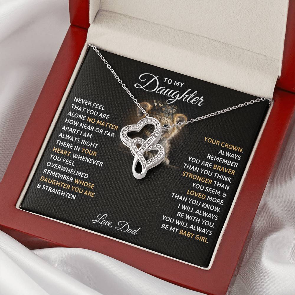 Heart-to-Heart Pendant Necklace – A Father's Love for His Daughter