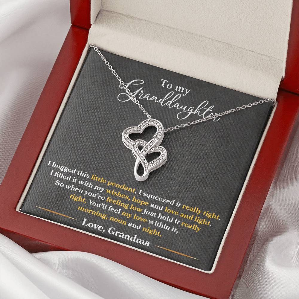 Heart-to-Heart Pendant Necklace – A Grandmother's Love for Her Granddaughter