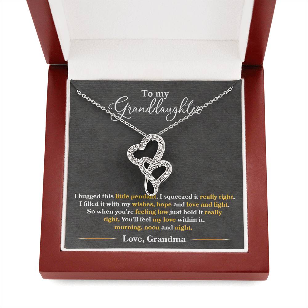 Heart-to-Heart Pendant Necklace – A Grandmother's Love for Her Granddaughter