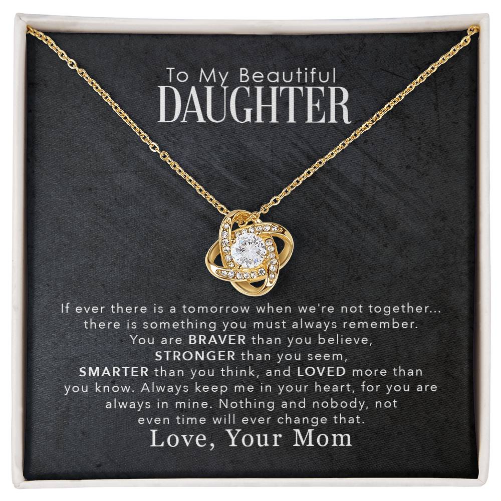 Love Knot Necklace – A Mother's Unbreakable Bond with Her Daughter