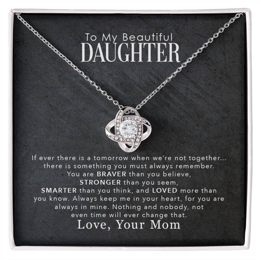 Love Knot Necklace – A Mother's Unbreakable Bond with Her Daughter