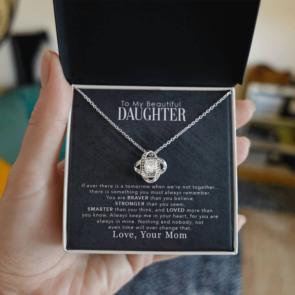 Love Knot Necklace – A Mother's Unbreakable Bond with Her Daughter