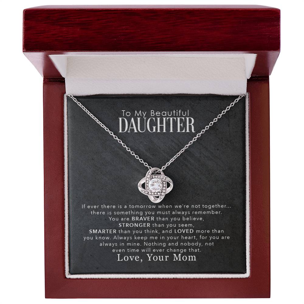 Love Knot Necklace – A Mother's Unbreakable Bond with Her Daughter